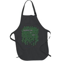 Encryption Design Security Programmer Cryptographer Full-Length Apron With Pockets