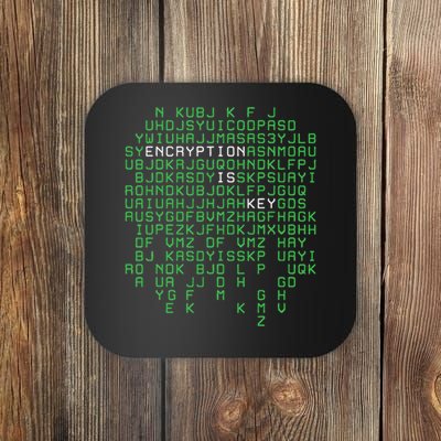 Encryption Design Security Programmer Cryptographer Coaster
