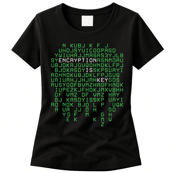 Encryption Design Security Programmer Cryptographer Women's T-Shirt
