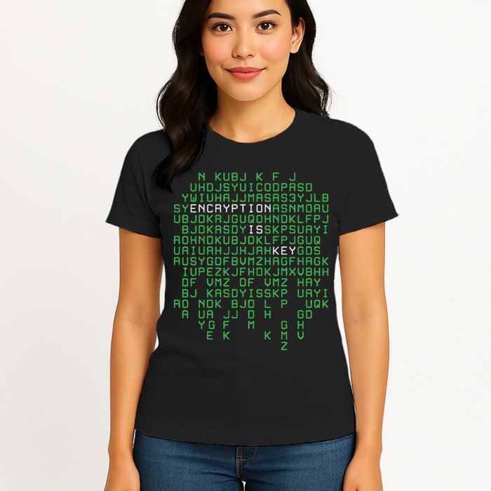 Encryption Design Security Programmer Cryptographer Women's T-Shirt