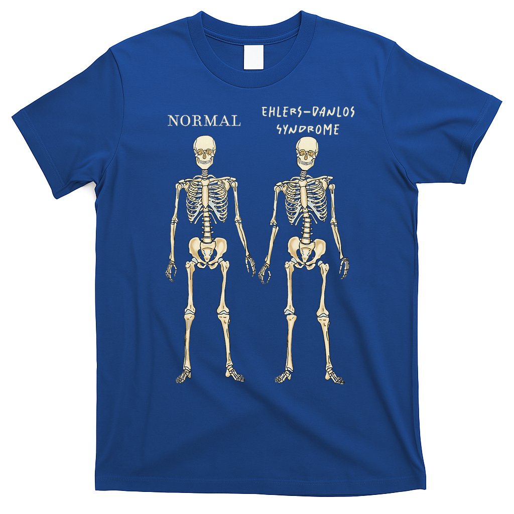 Ehlers Danlos Syndrome Skeletons Zebra Awareness T-Shirt