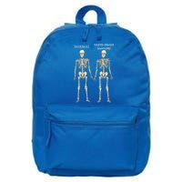 Ehlers Danlos Syndrome Skeletons Zebra Awareness 16 in Basic Backpack