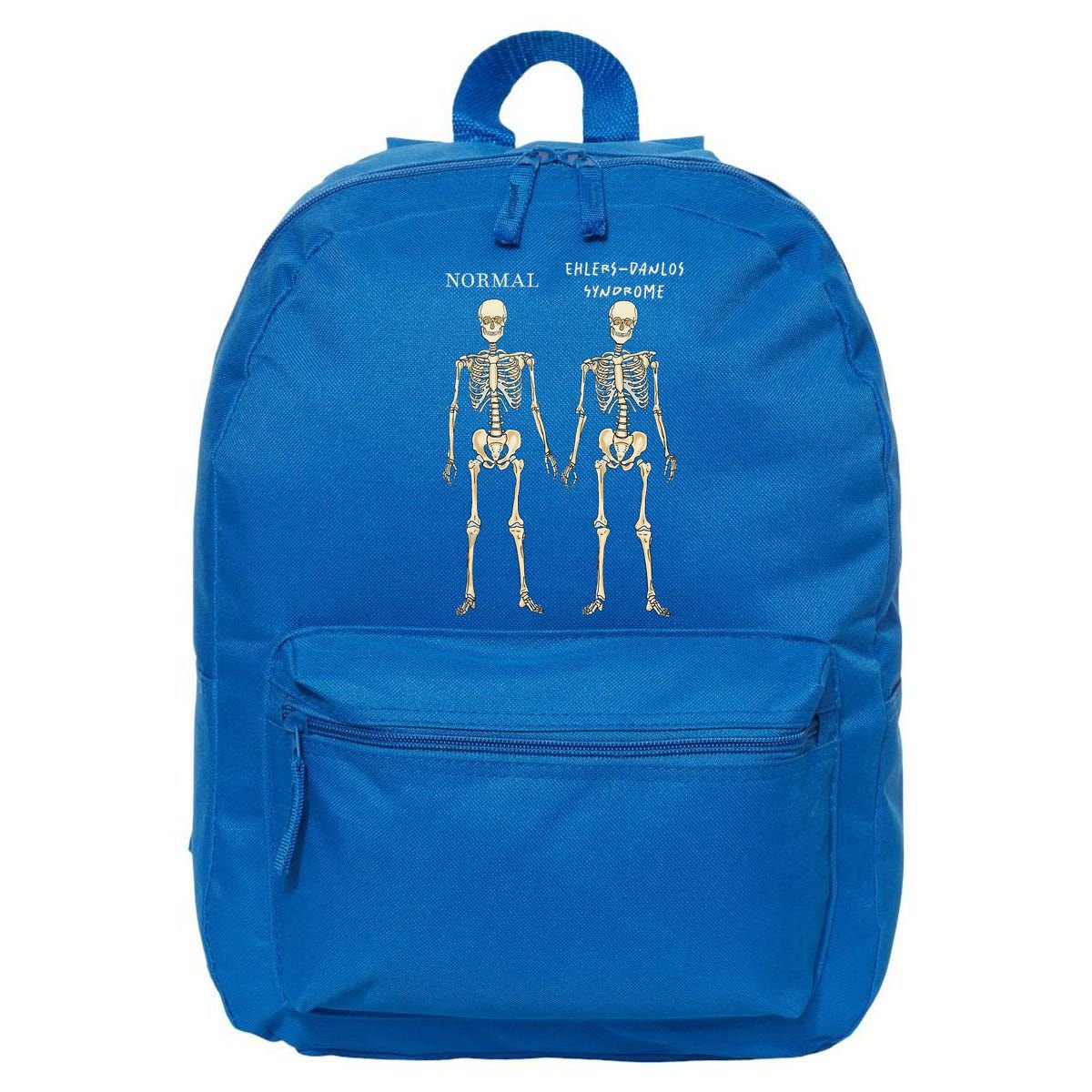 Ehlers Danlos Syndrome Skeletons Zebra Awareness 16 in Basic Backpack