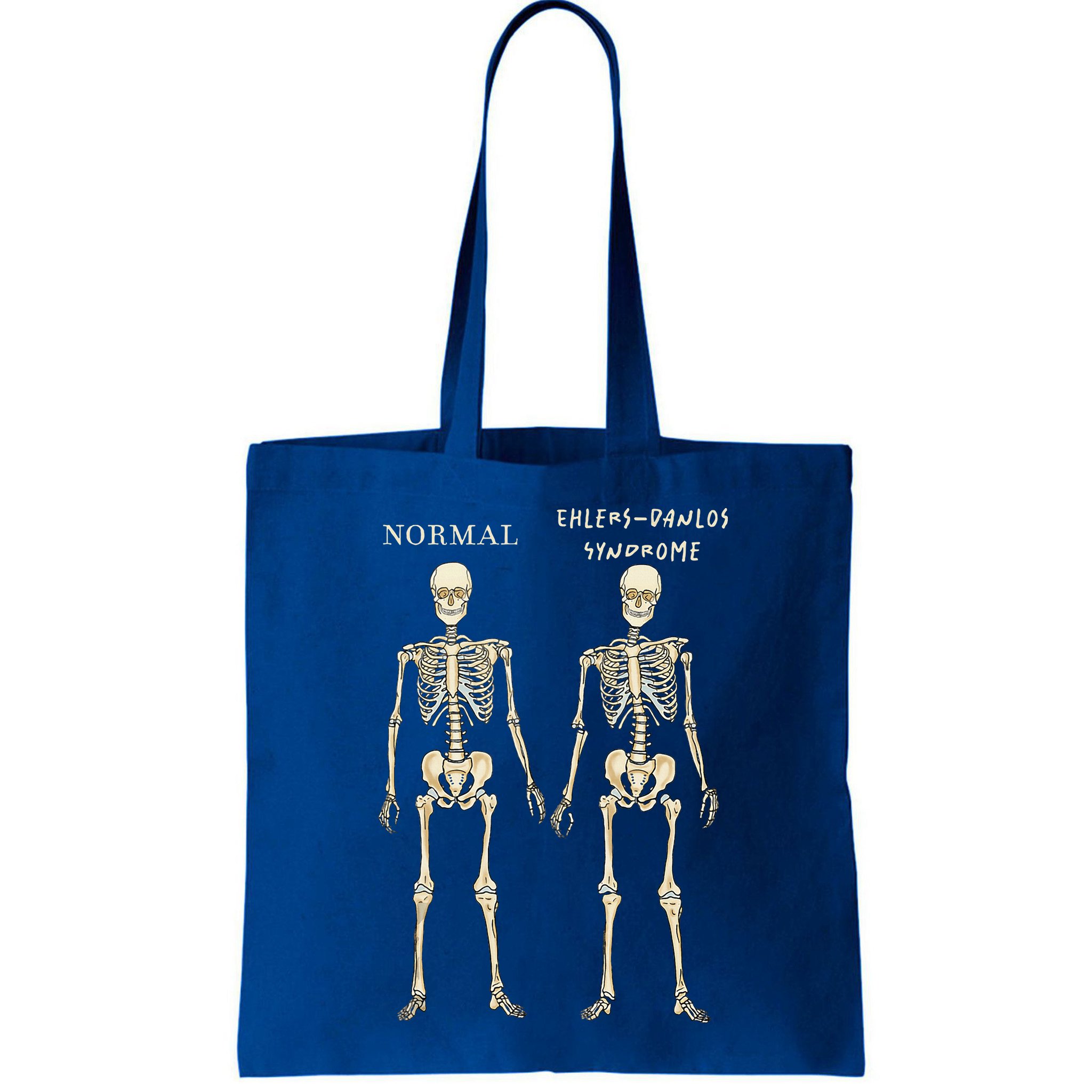 Ehlers Danlos Syndrome Skeletons Zebra Awareness Bag