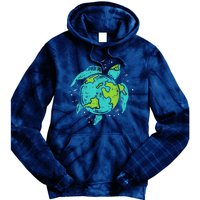 Earth Day Sea Turtle Save The Planet Cute Tie Dye Hoodie