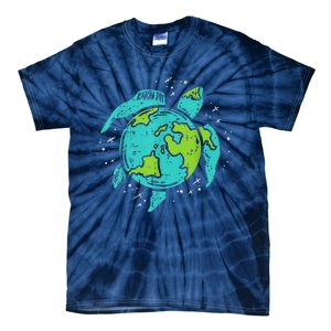 Earth Day Sea Turtle Save The Planet Cute Tie-Dye T-Shirt