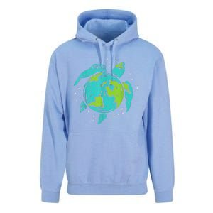 Earth Day Sea Turtle Save The Planet Cute Unisex Surf Hoodie