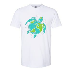 Earth Day Sea Turtle Save The Planet Cute Softstyle CVC T-Shirt