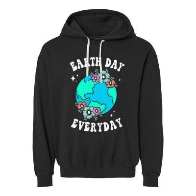 Earth Day Save Our Home Plant More Trees Go Planet Garment-Dyed Fleece Hoodie