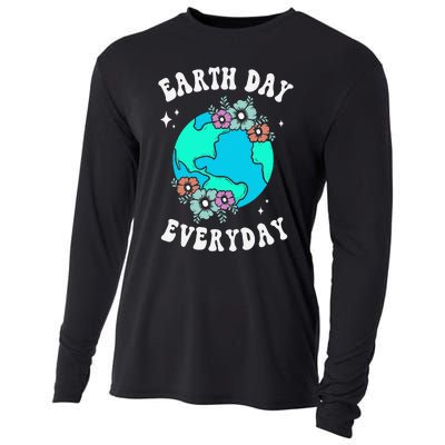 Earth Day Save Our Home Plant More Trees Go Planet Cooling Performance Long Sleeve Crew