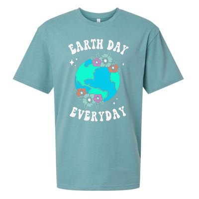 Earth Day Save Our Home Plant More Trees Go Planet Sueded Cloud Jersey T-Shirt