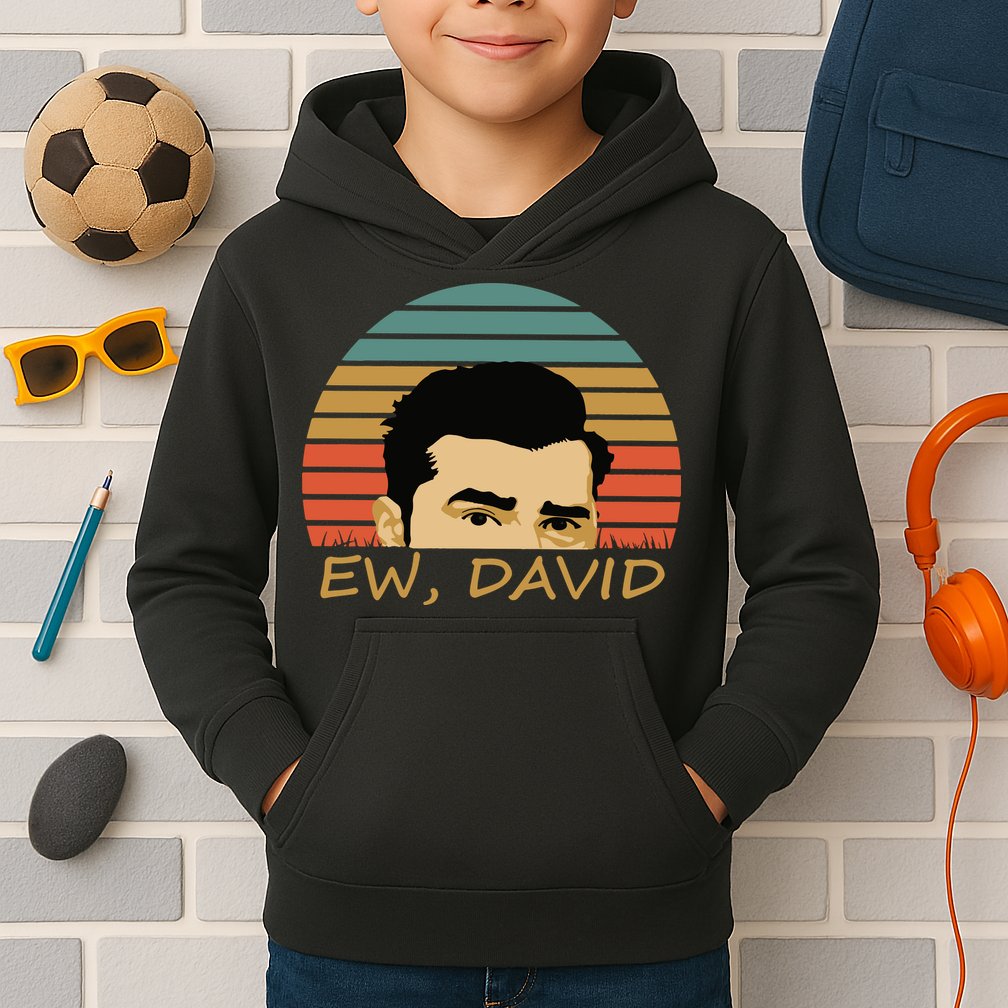 Ew David Schitts Creek David Rose Kids Hoodie