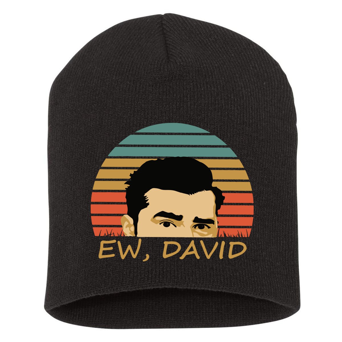 Ew David Schitts Creek David Rose Short Acrylic Beanie