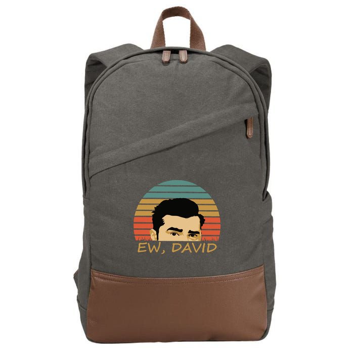Ew David Schitts Creek David Rose Cotton Canvas Backpack