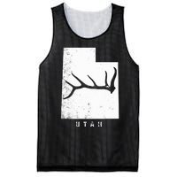 Elk & Deer Shed Antler Hunting Utah Map Mesh Reversible Basketball Jersey Tank