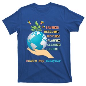 Earth Day Save Bees Rescue Animals Recycle Plastics Gift T-Shirt