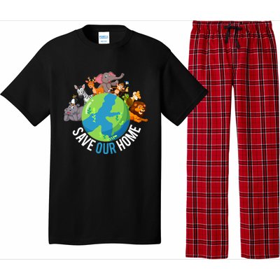 Earth Day Save Our Home Animals Wildlife Environt Planet Gift Pajama Set