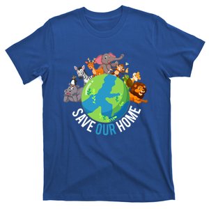 Earth Day Save Our Home Animals Wildlife Environt Planet Gift T-Shirt