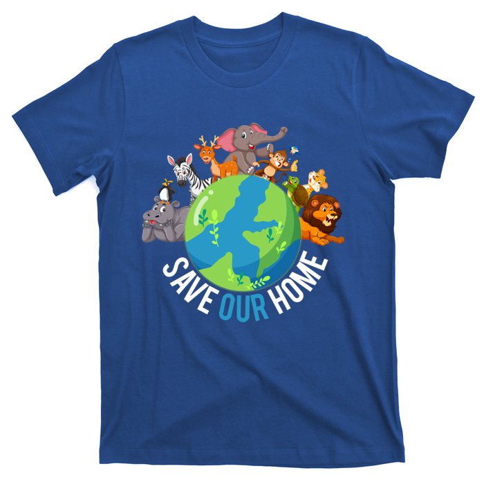 Earth Day Save Our Home Animals Wildlife Environt Planet Gift T-Shirt