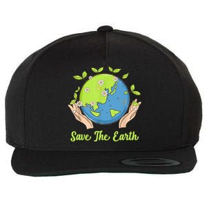 Earth Day Save The Earth Plant More Trees Go Planet Wool Snapback Cap