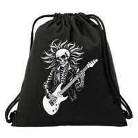 Edgy Dynamic Skeleton Drawstring Bag
