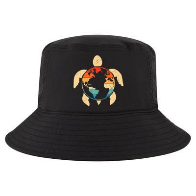 Earth Day Save Environment Cute Turtle Planet Protection Cool Comfort Performance Bucket Hat