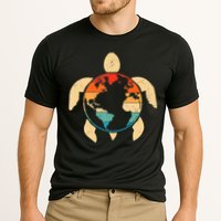 Earth Day Save Environment Cute Turtle Planet Protection Performance Shirt