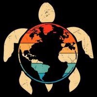 Earth Day Save Environment Cute Turtle Planet Protection Backpack