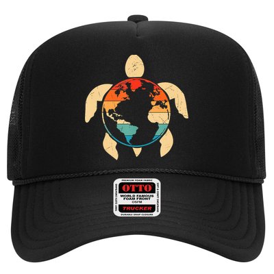 Earth Day Save Environment Cute Turtle Planet Protection Trucker Hat