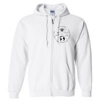 Earth Day Save The Bees Plant More Trees Clean The Seas Full Zip Hoodie