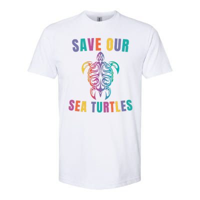 Earth Day, Save Our Sea Turtles, Sea Turtle Lover, Marine Life Softstyle CVC T-Shirt