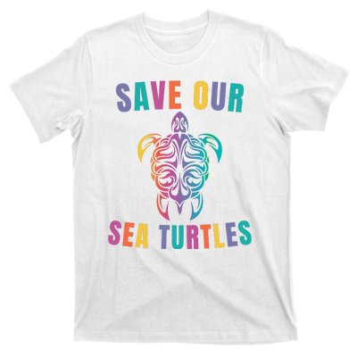 Earth Day, Save Our Sea Turtles, Sea Turtle Lover, Marine Life T-Shirt