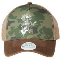 Edgy Dynamic Skeleton Legacy Tie Dye Trucker Hat