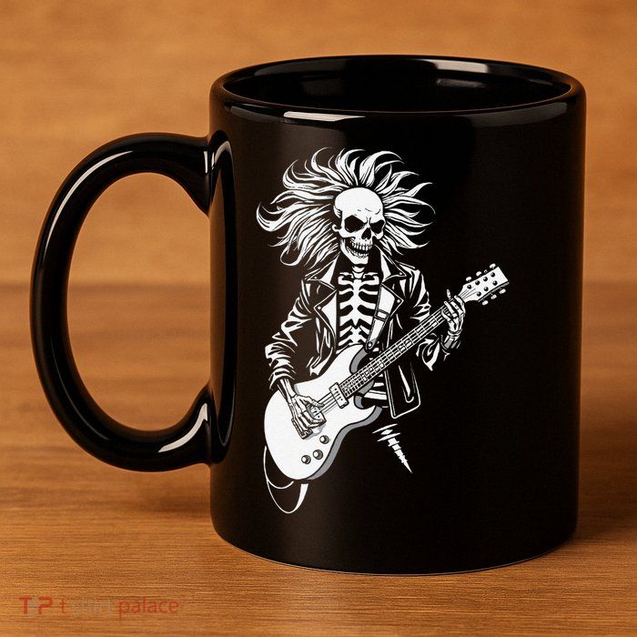 Edgy Dynamic Skeleton 11oz C Handle Ceramic Mug