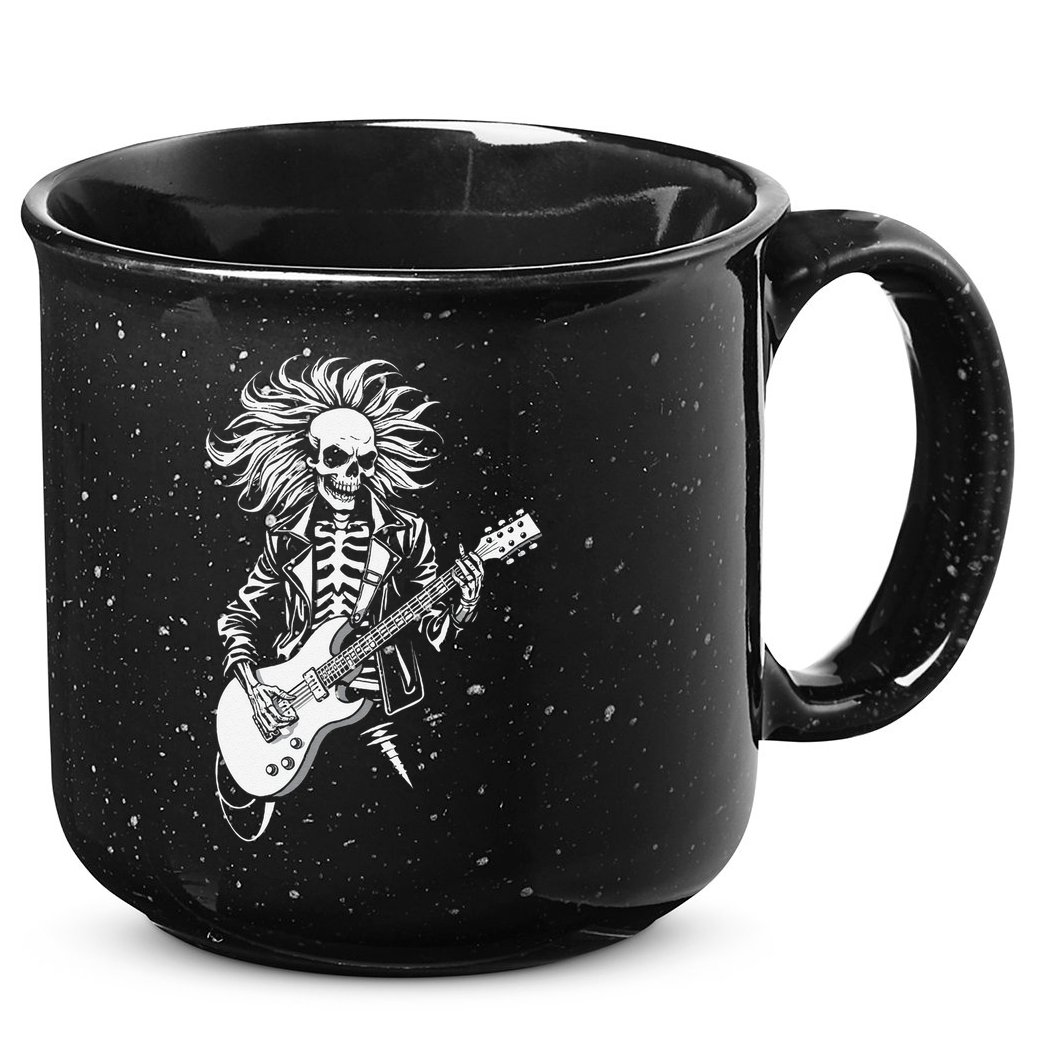 Edgy Dynamic Skeleton 15oz Campfire Ceramic Mug