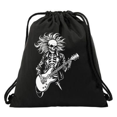 Edgy Dynamic Skeleton Drawstring Bag