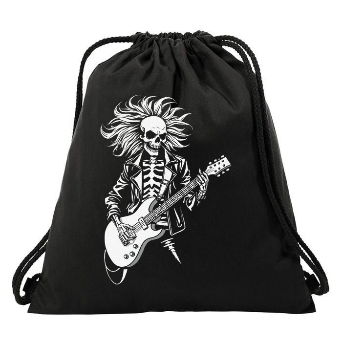 Edgy Dynamic Skeleton Drawstring Bag