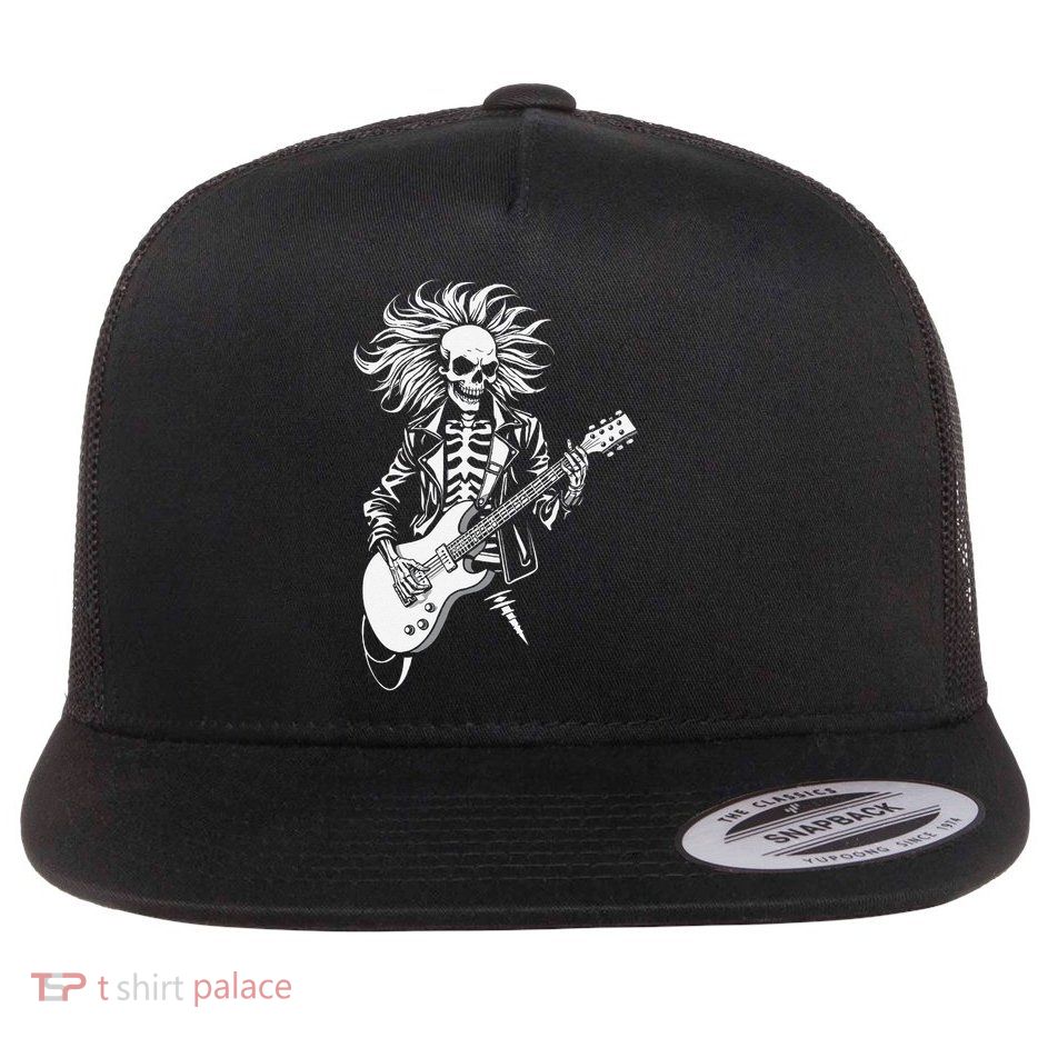 Edgy Dynamic Skeleton Flatbill Hat