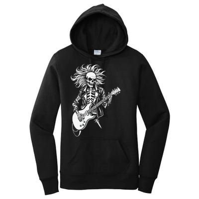 Edgy Dynamic Skeleton Women's Pullover Hoodie