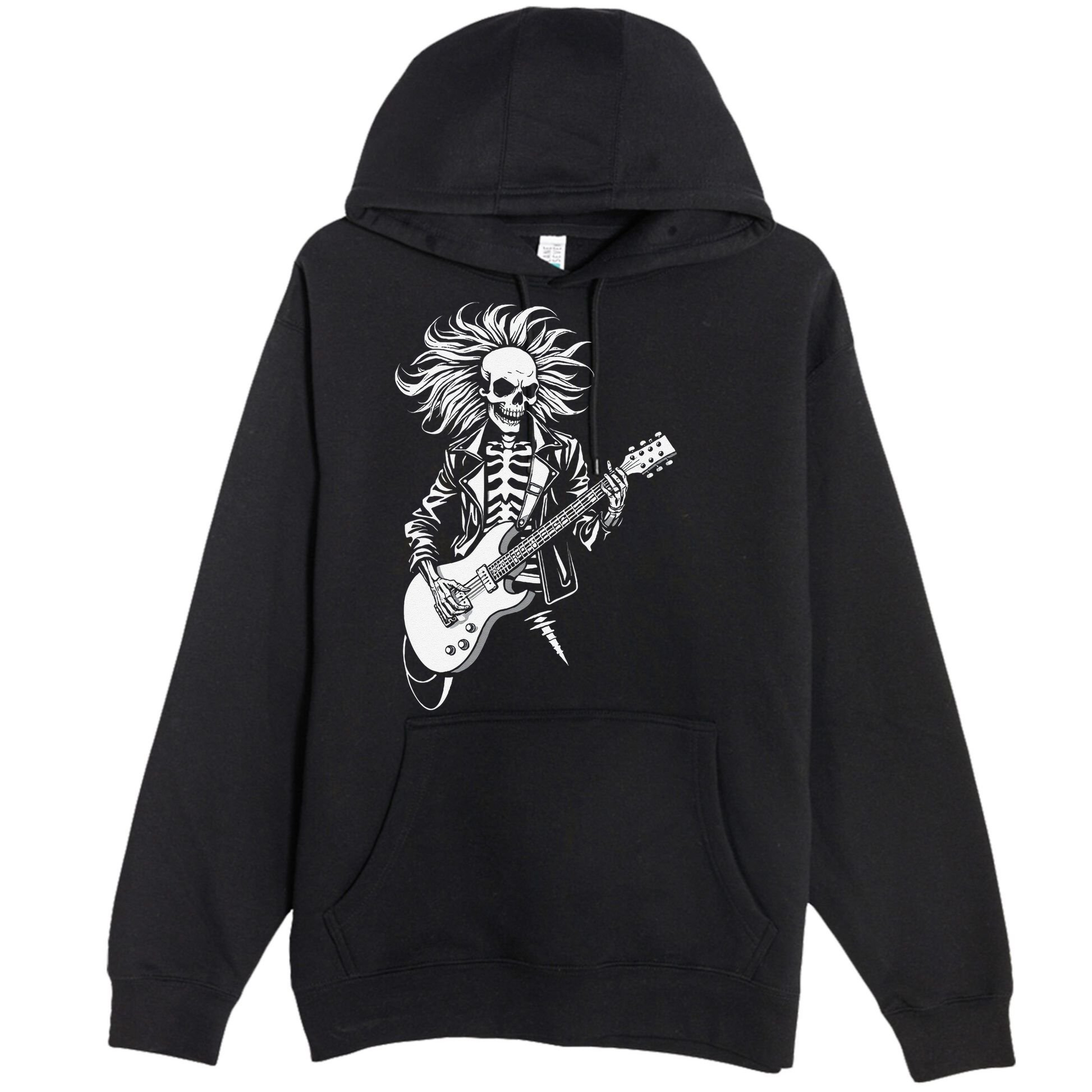 Edgy Dynamic Skeleton Premium Pullover Hoodie