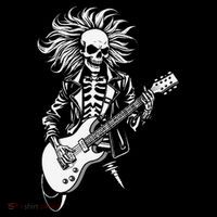 Edgy Dynamic Skeleton Youth Performance Sprint T-Shirt