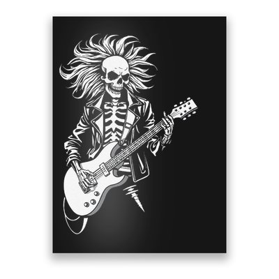 Edgy Dynamic Skeleton Poster