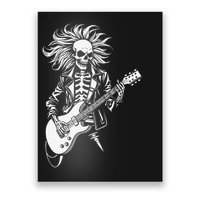 Edgy Dynamic Skeleton Poster