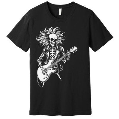 Edgy Dynamic Skeleton Premium T-Shirt