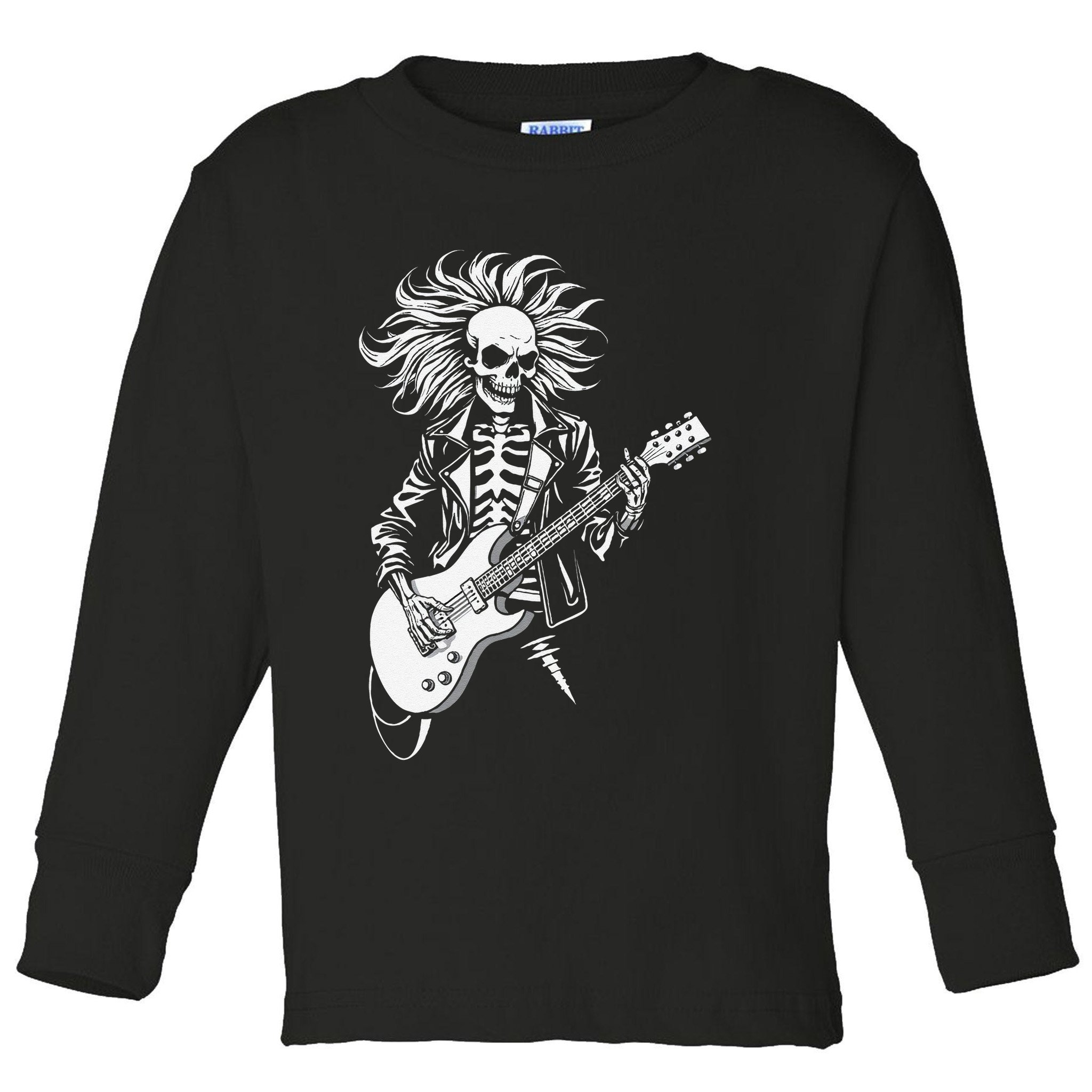 Edgy Dynamic Skeleton Toddler Long Sleeve Shirt
