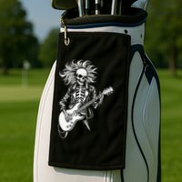 Edgy Dynamic Skeleton Golf Towel
