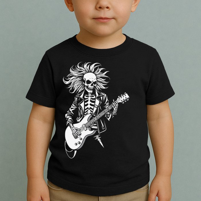 Edgy Dynamic Skeleton Toddler T-Shirt