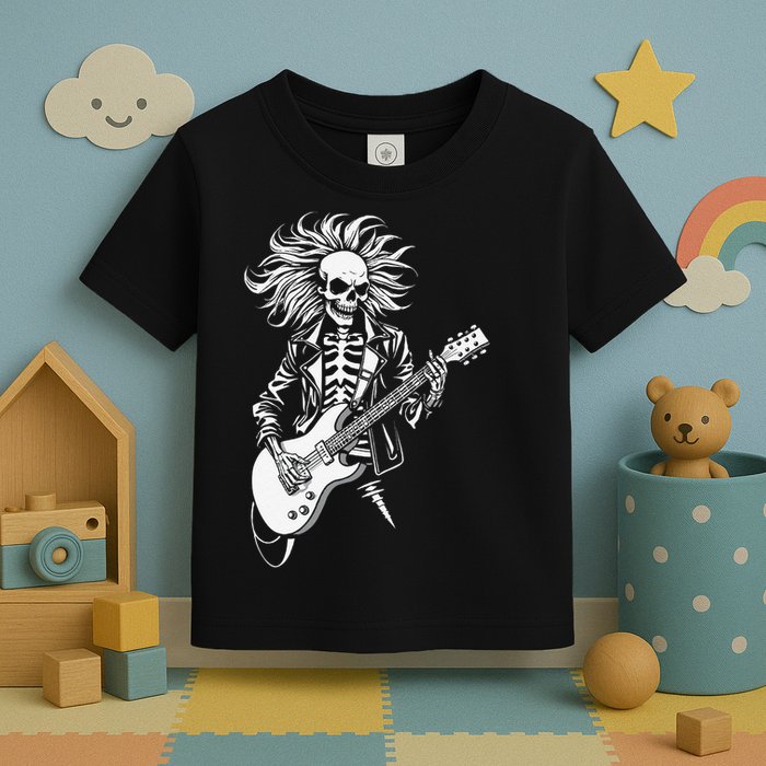 Edgy Dynamic Skeleton Toddler T-Shirt