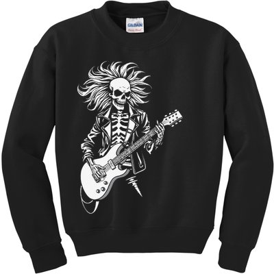 Edgy Dynamic Skeleton Kids Sweatshirt