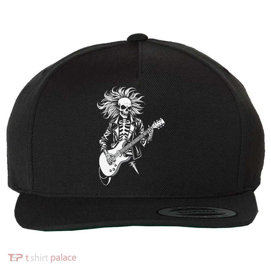 Edgy Dynamic Skeleton Wool Snapback Cap